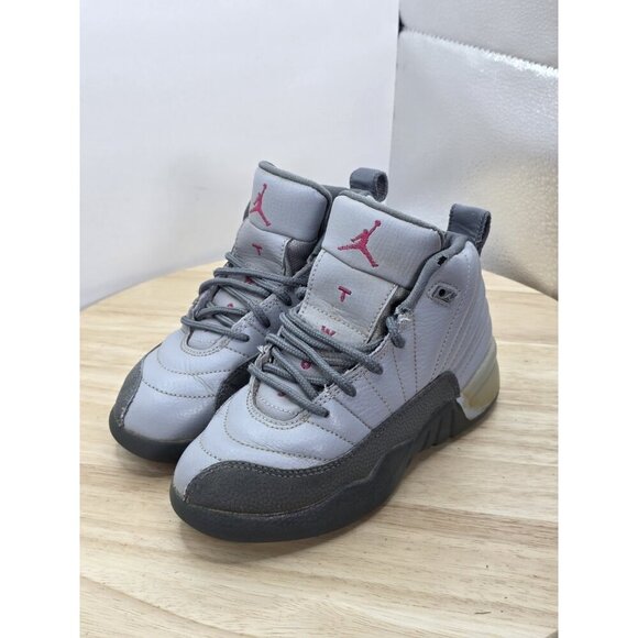 NIKE AIR JORDAN 12 RETRO GP (510816-029) WOLF GRAY /PASSION PINK/GRAY SIZE 11C - Picture 7 of 9